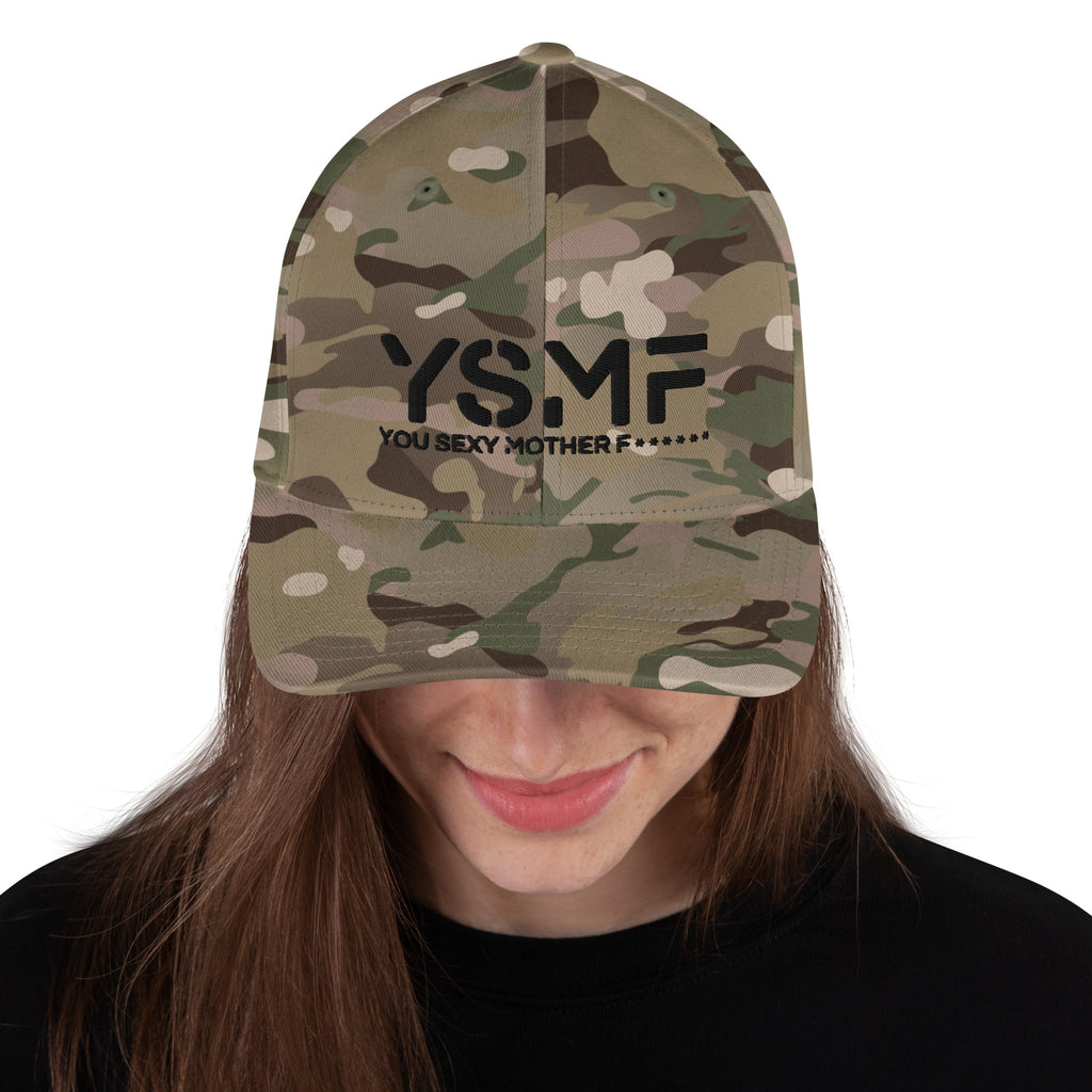 YSMF Flex-Fit Cap.