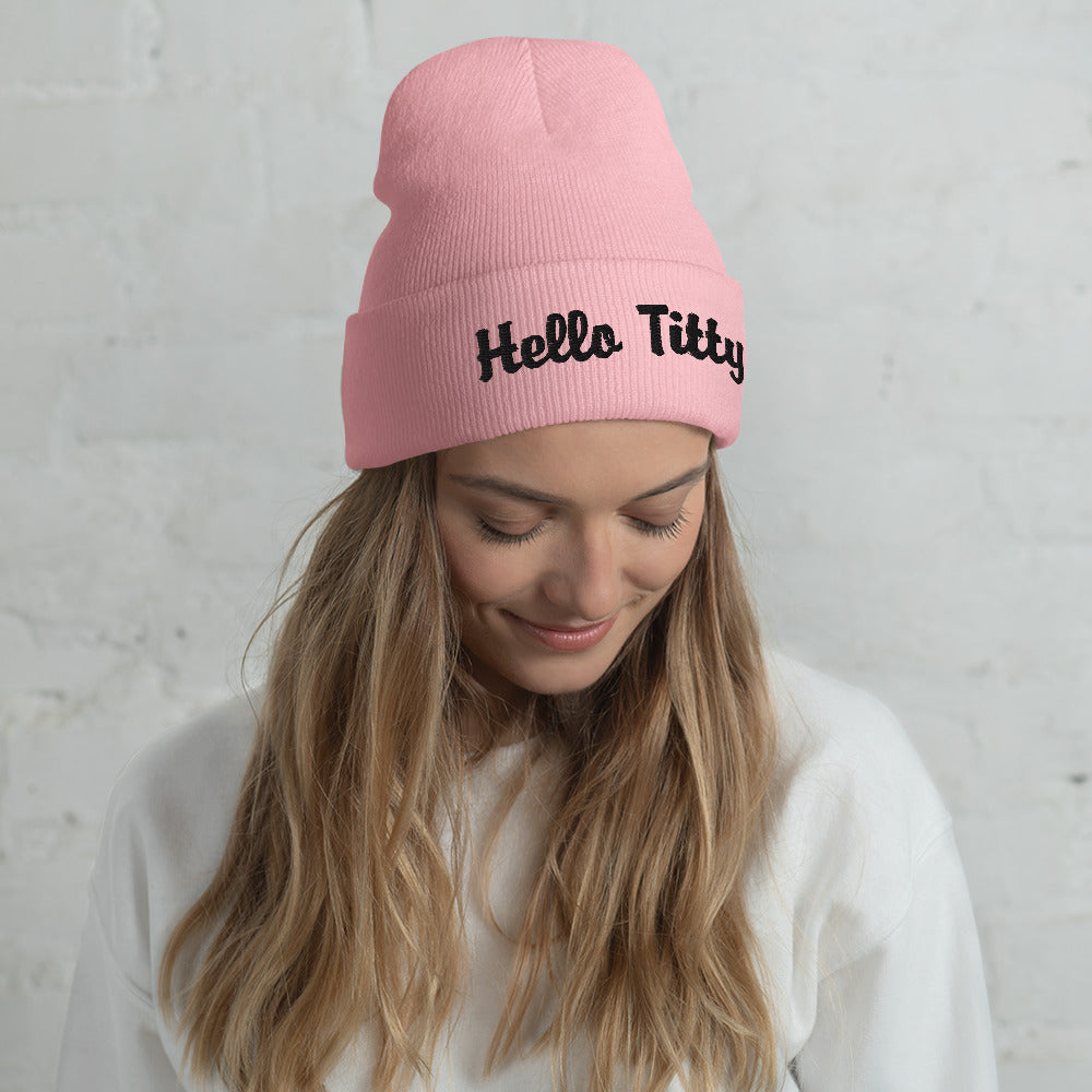 Hello Titty Beanie