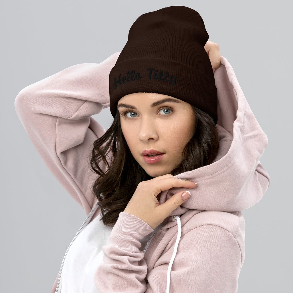 Hello Titty Beanie