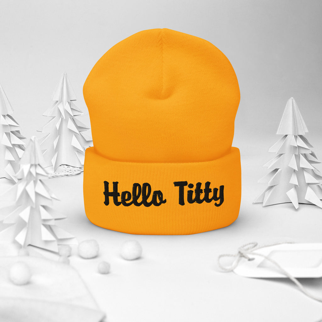 Hello Titty Beanie