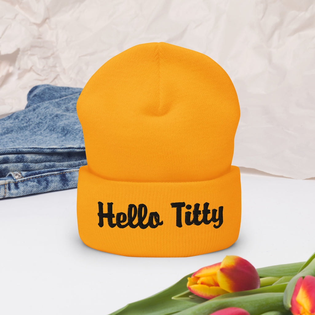 Hello Titty Beanie