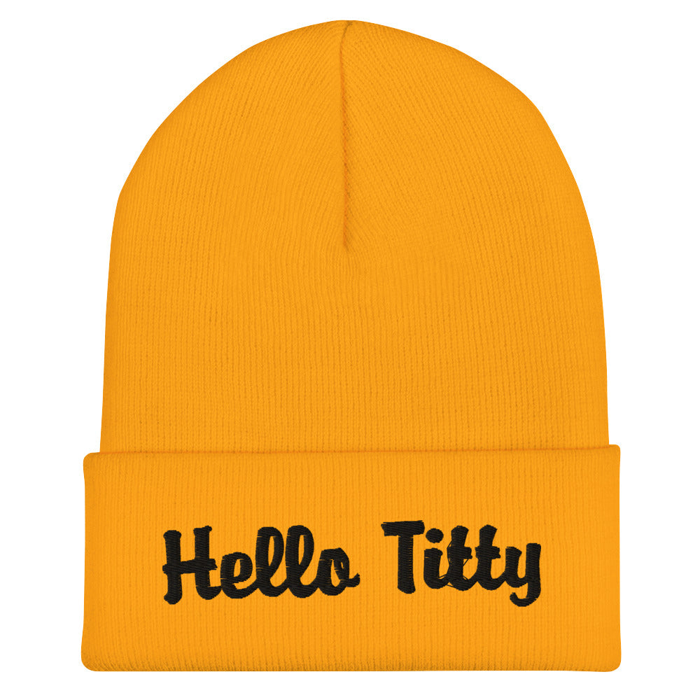 Hello Titty Beanie