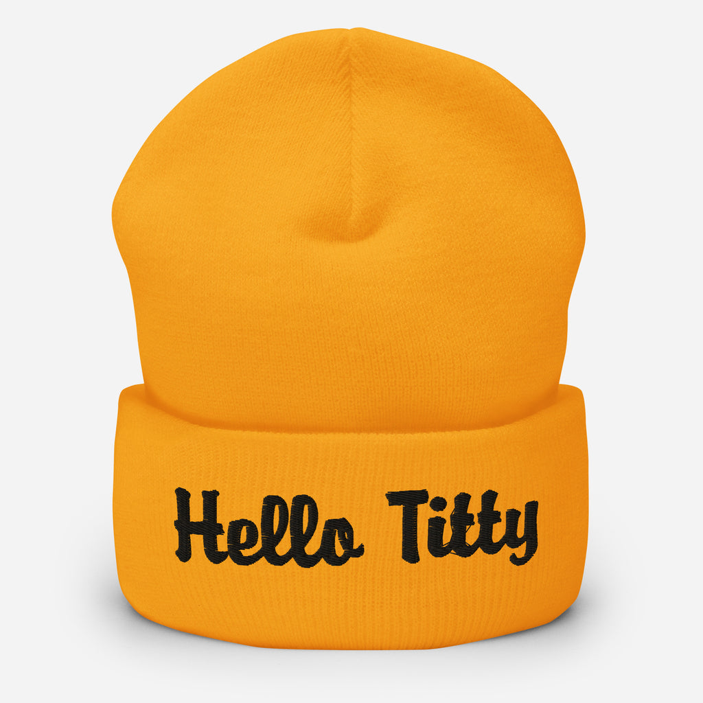 Hello Titty Beanie