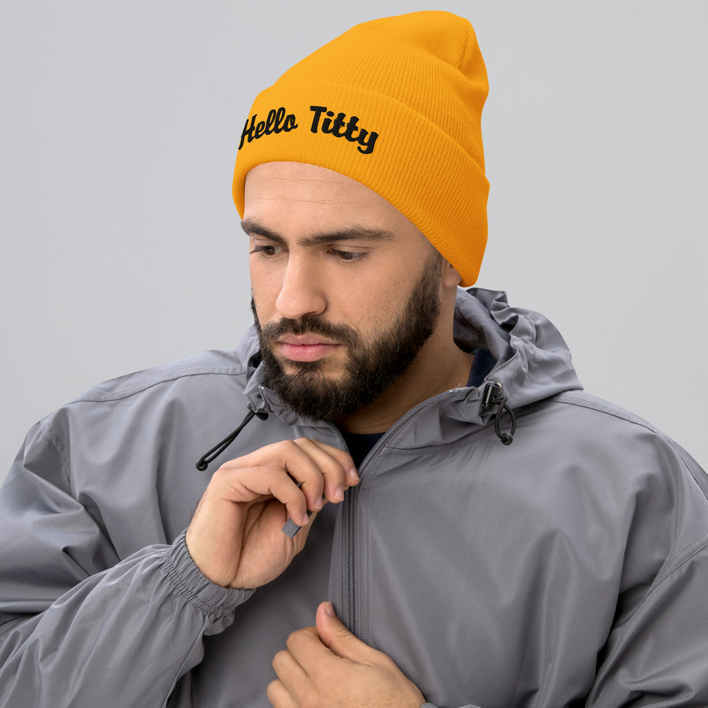 Hello Titty Beanie