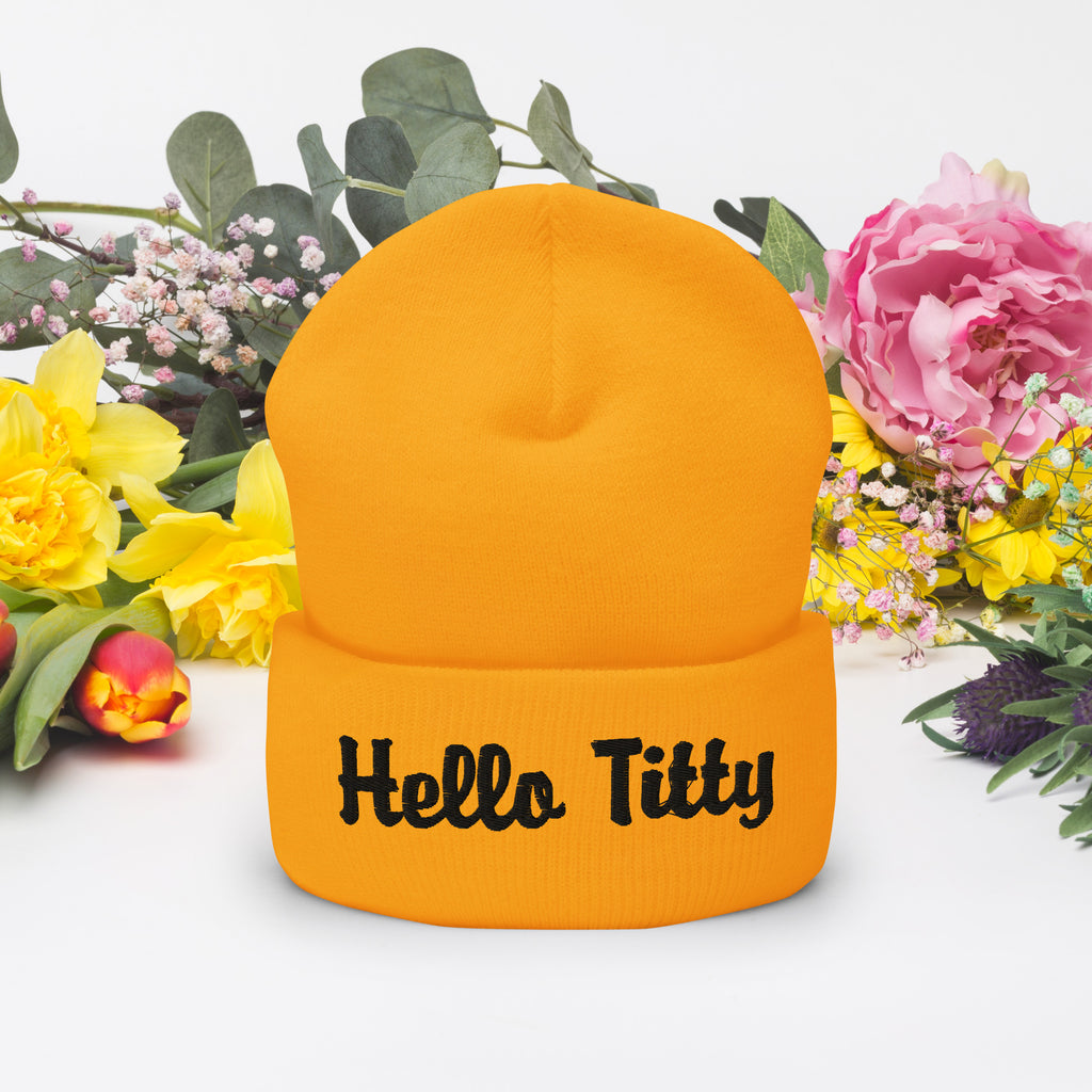 Hello Titty Beanie