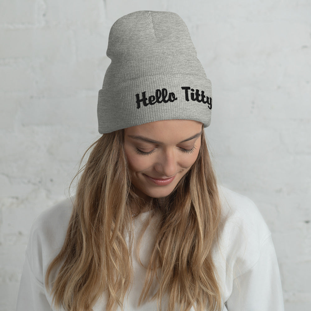 Hello Titty Beanie