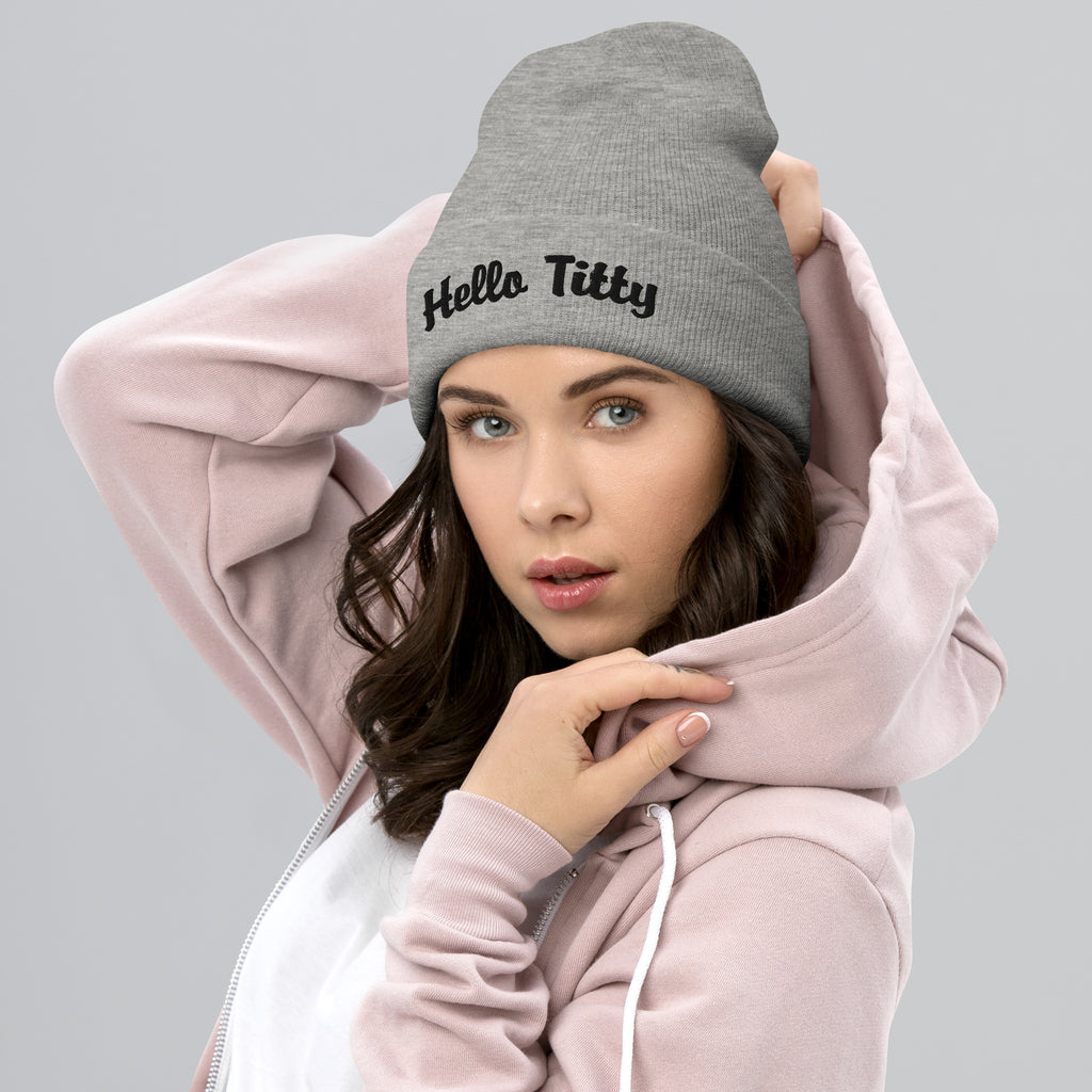 Hello Titty Beanie