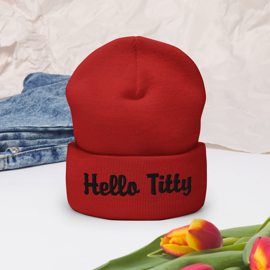 Hello Titty Beanie