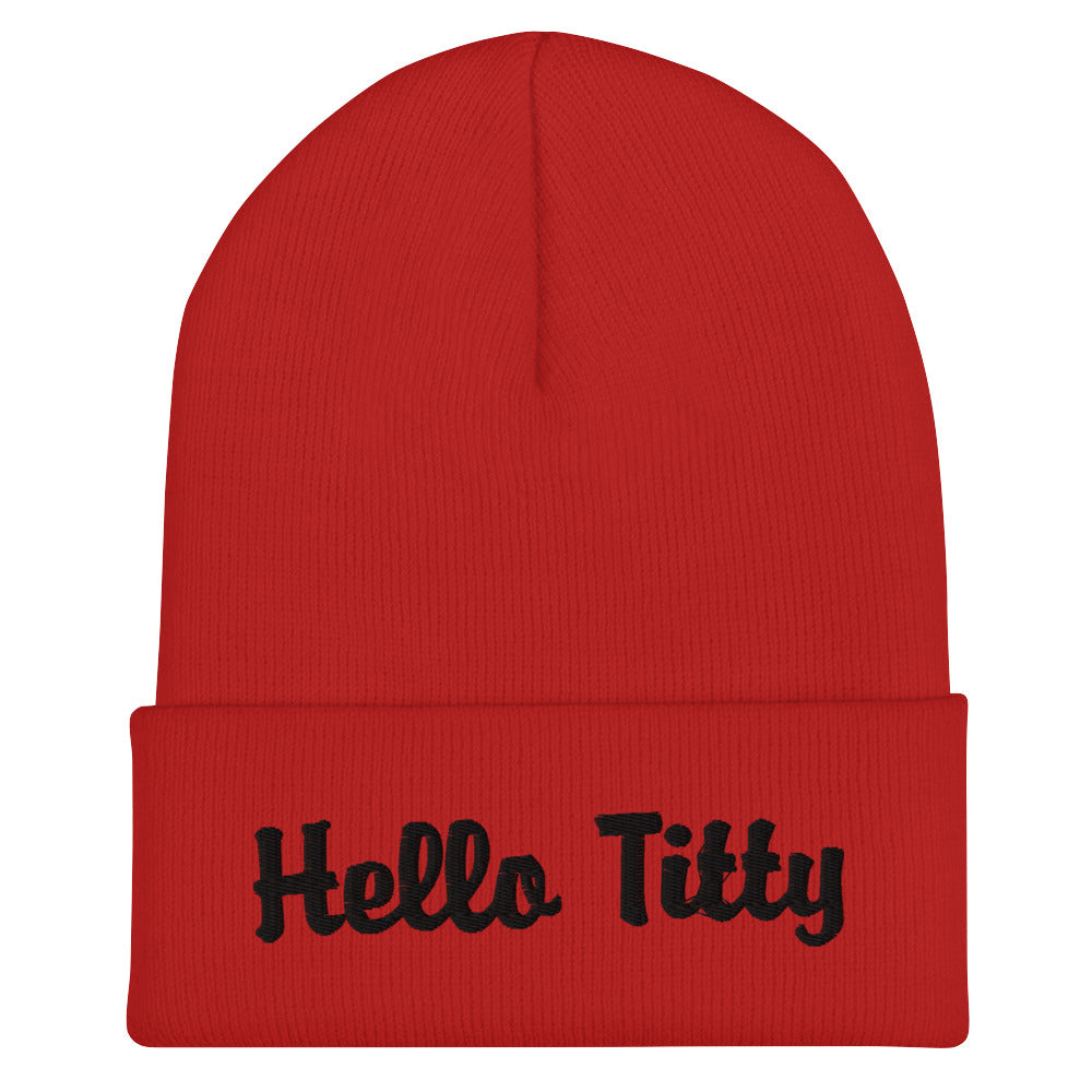 Hello Titty Beanie