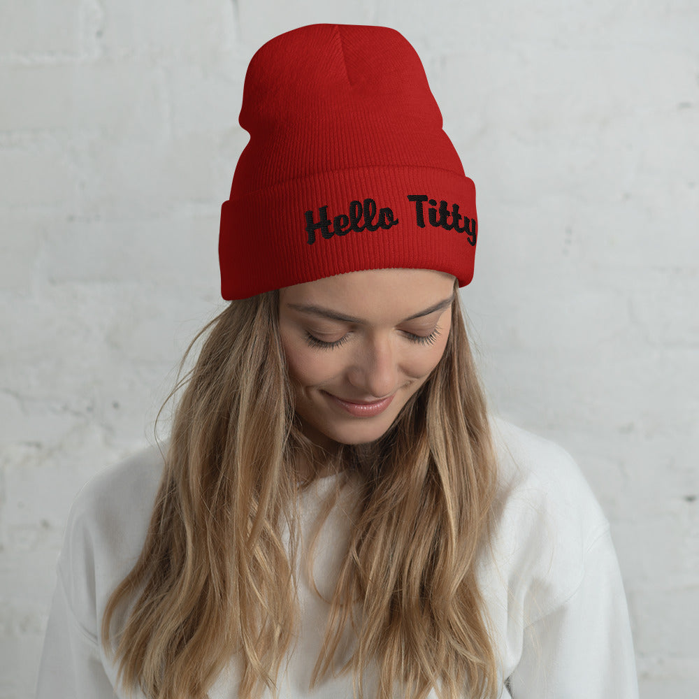 Hello Titty Beanie