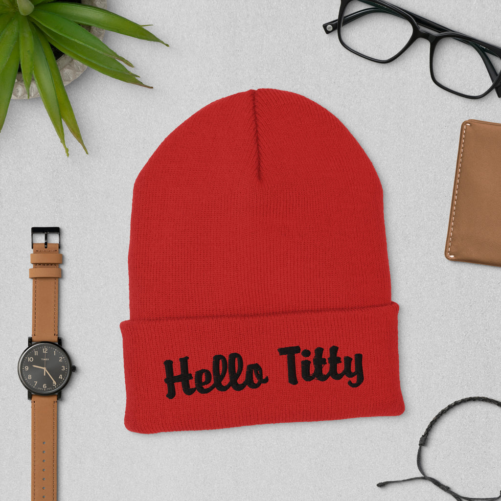 Hello Titty Beanie