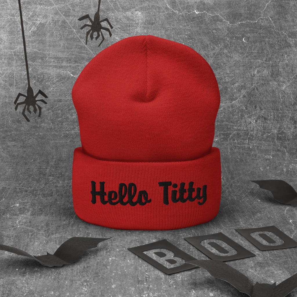 Hello Titty Beanie