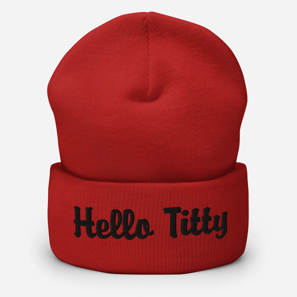 Hello Titty Beanie