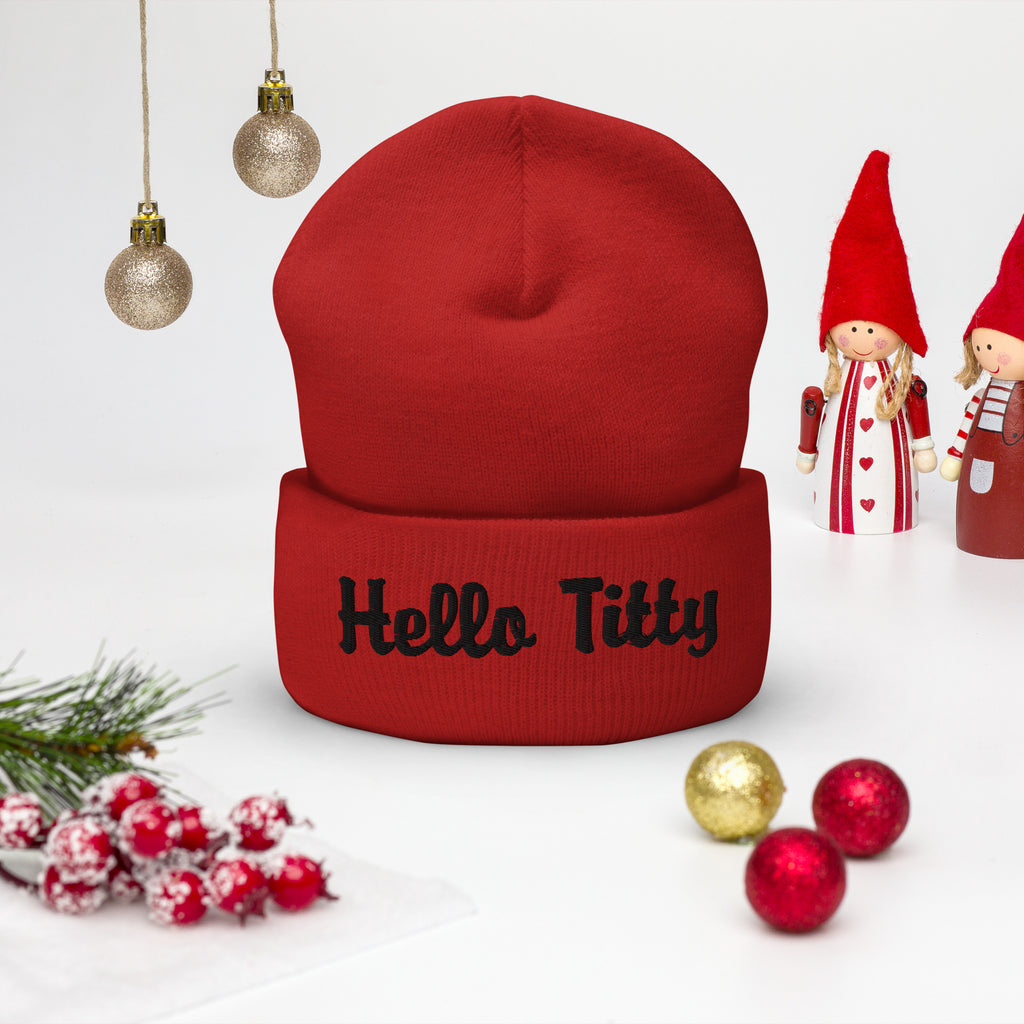 Hello Titty Beanie