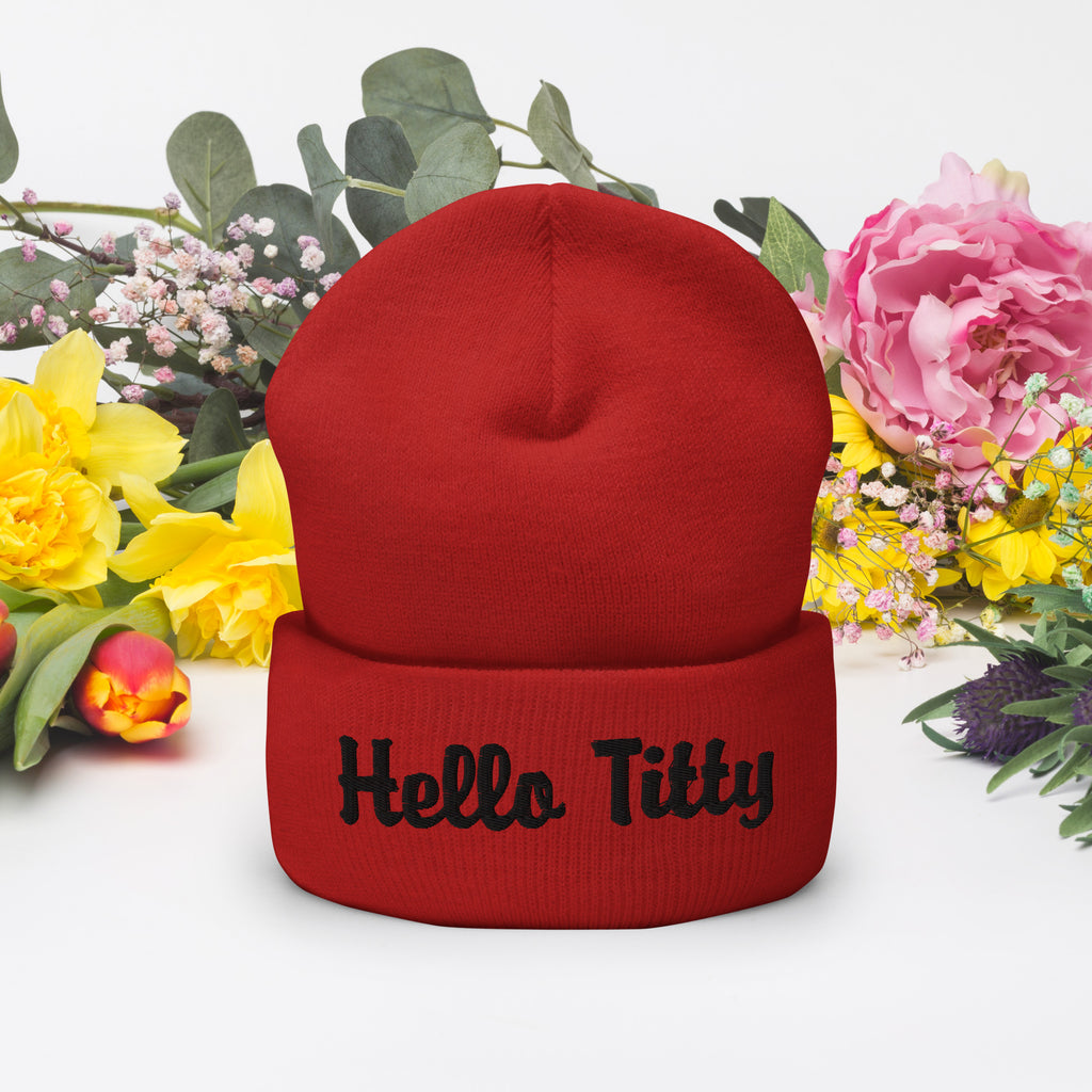 Hello Titty Beanie