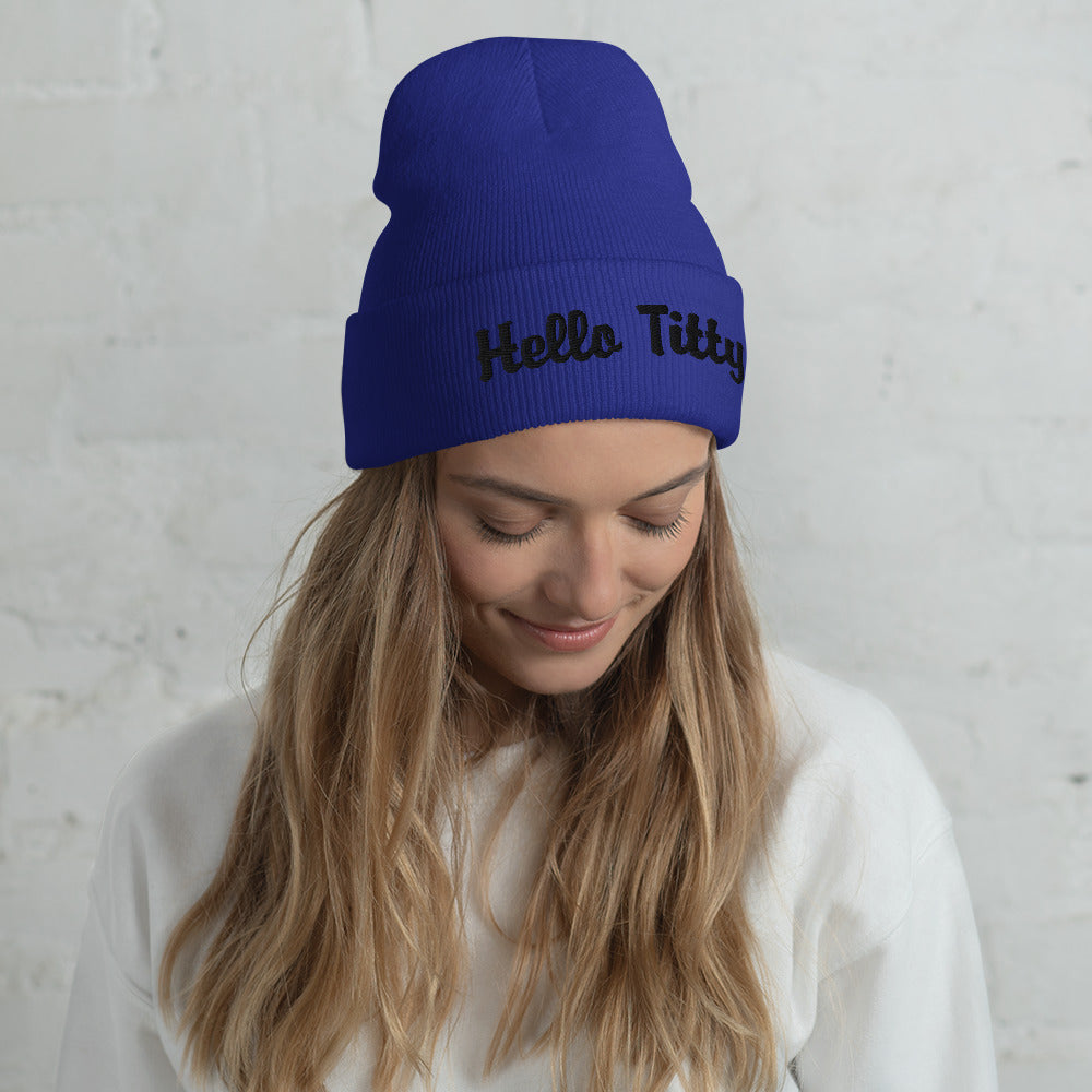 Hello Titty Beanie