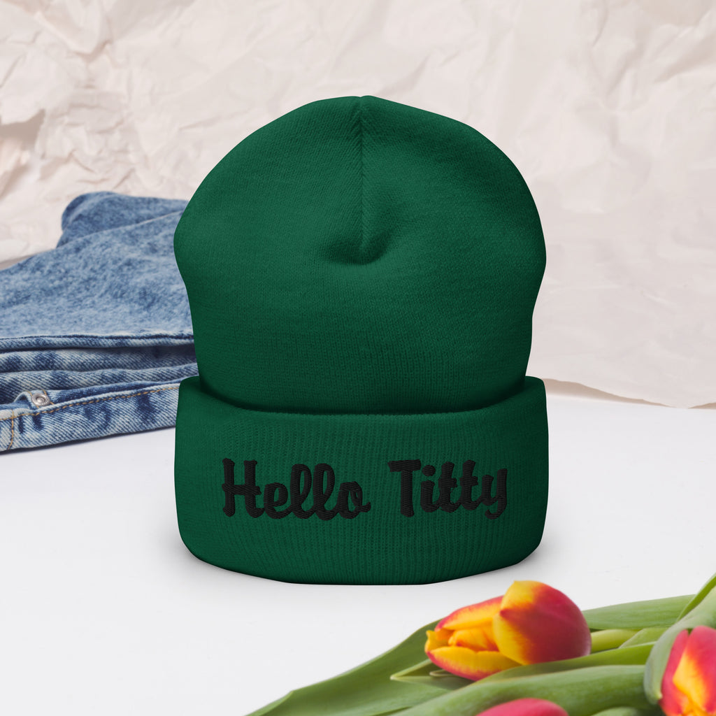 Hello Titty Beanie