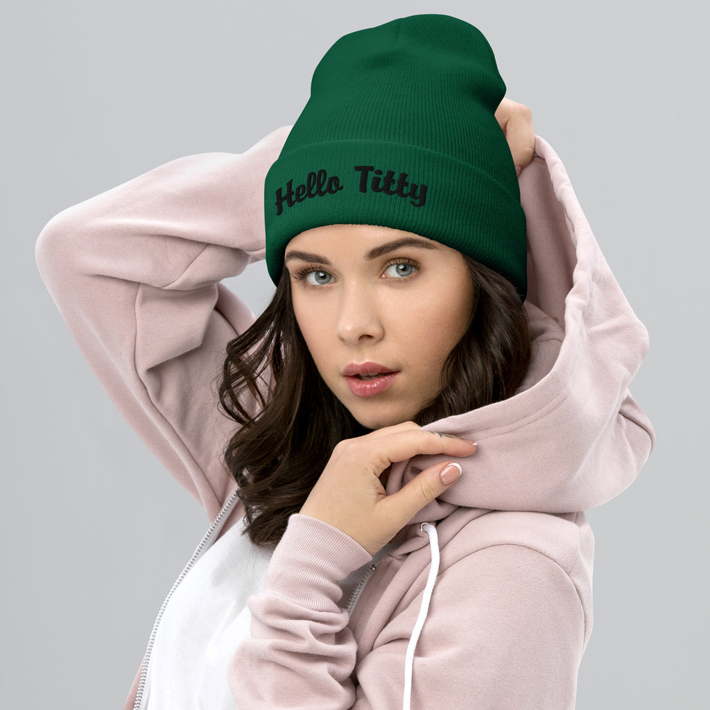 Hello Titty Beanie