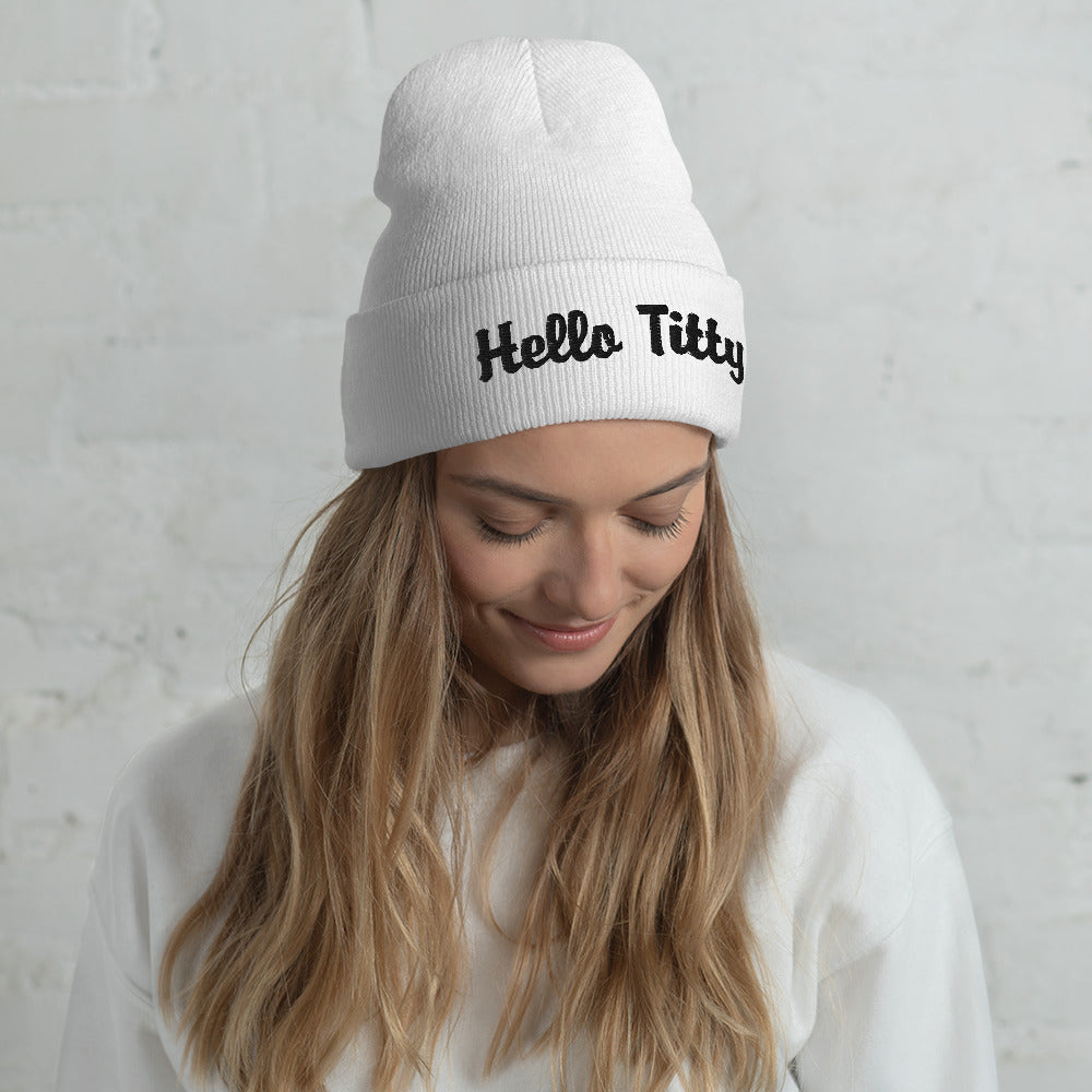 Hello Titty Beanie