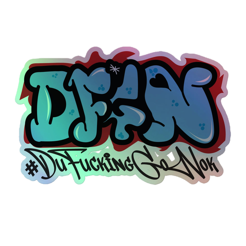 DFGN - DuFuckingGoNok Holografiske Stickers