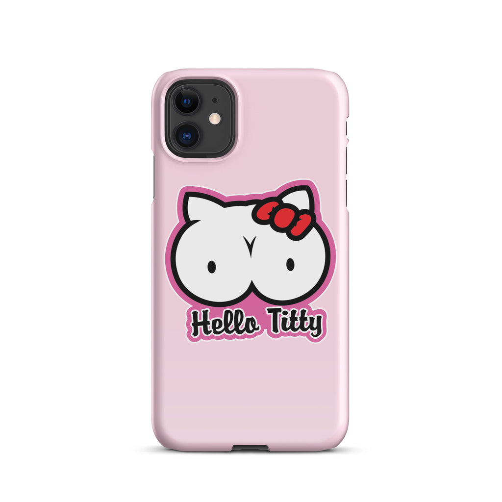 Hello Titty Iphone Cover