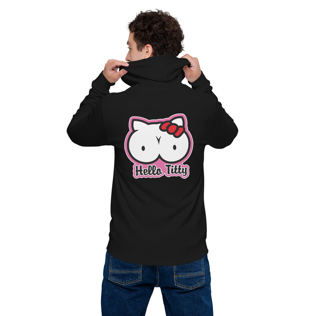 Hello Titty Unisex Zip Hoodie