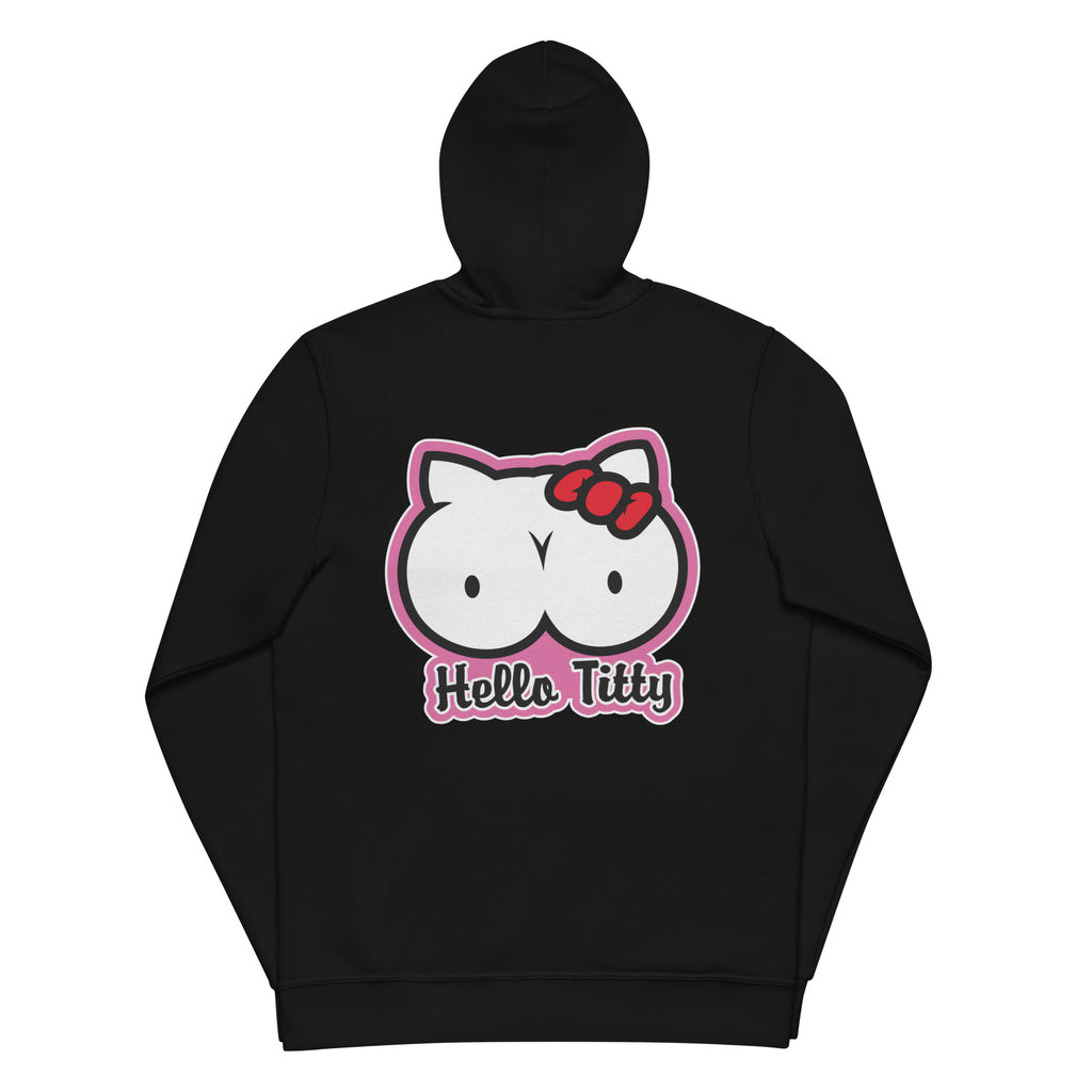 Hello Titty Unisex Zip Hoodie