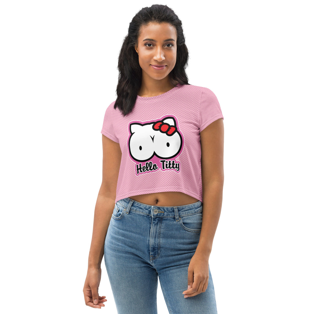 Hello Titty - Crop Tee