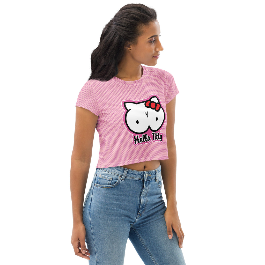 Hello Titty - Crop Tee