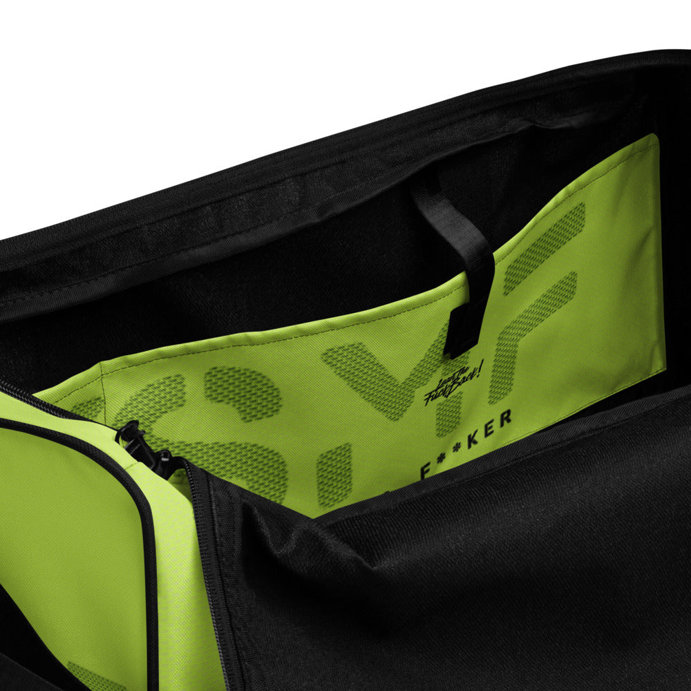 YSMF, Neon Green, Duffle bag