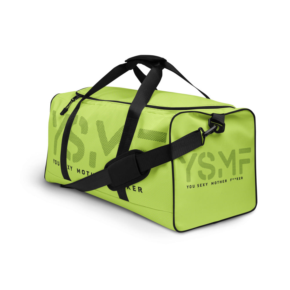 YSMF, Neon Green, Duffle bag