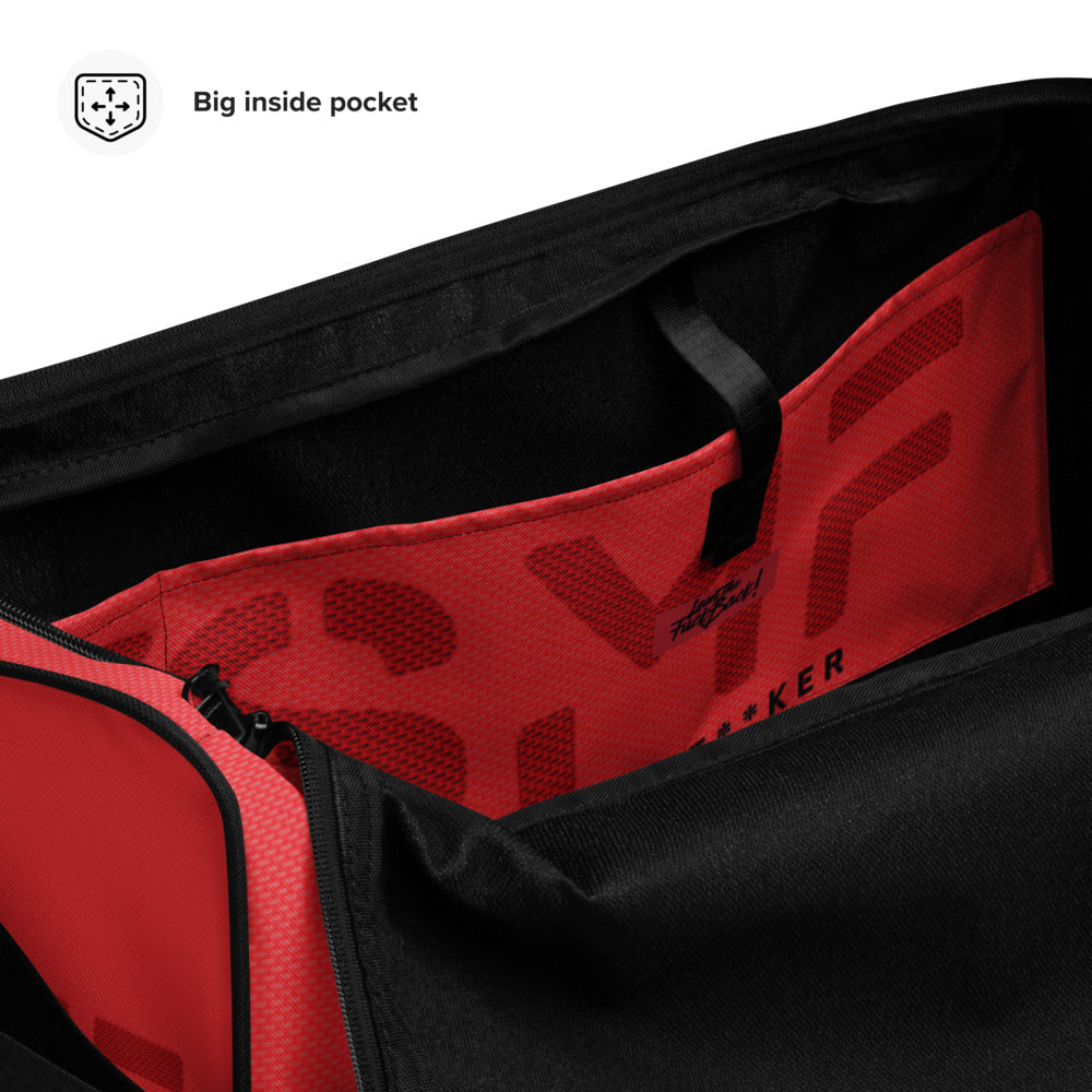 YSMF, Red, Duffle bag