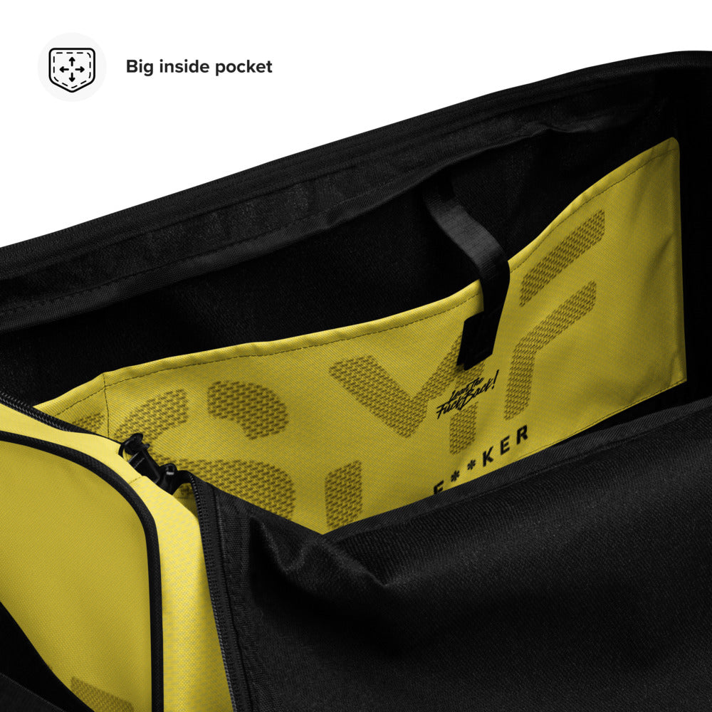 YSMF, Yellow, Duffle bag