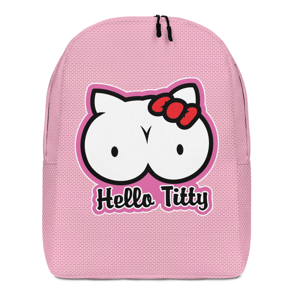 Hello Titty Backpack (Pink)