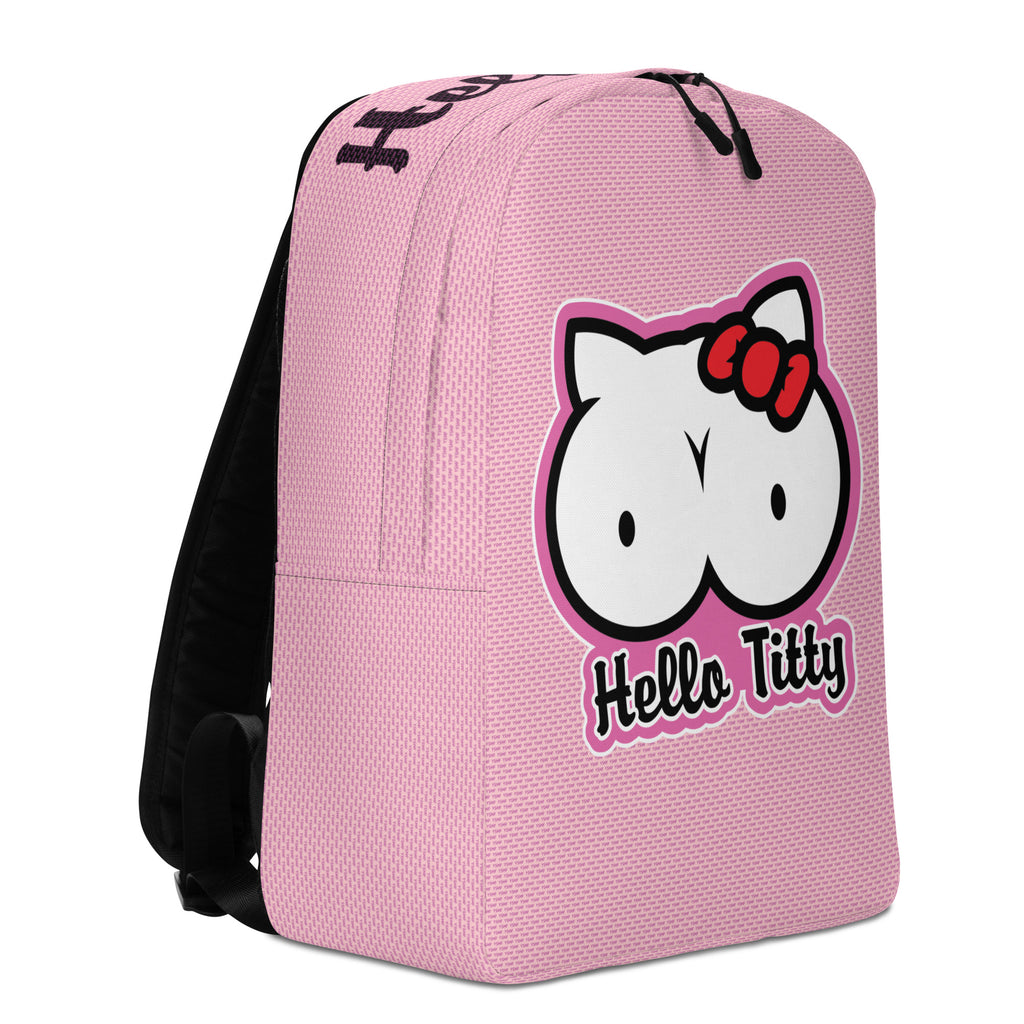 Hello Titty Backpack (Pink)