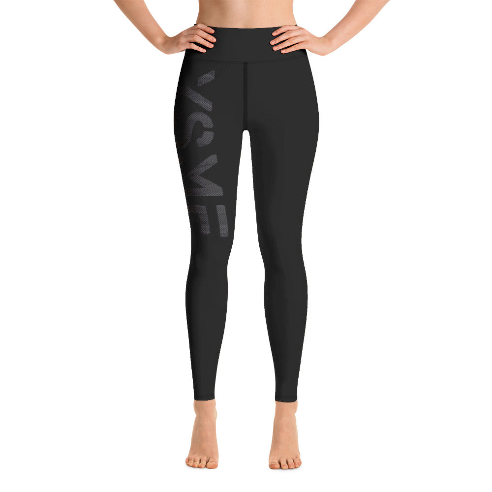 YSMF, Black, Yoga Leggings