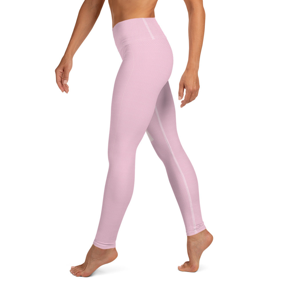 YSMF, Pink, Yoga Leggings