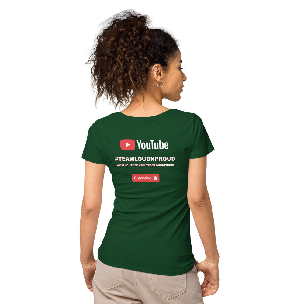 Kvinde basic organisk t-shirt